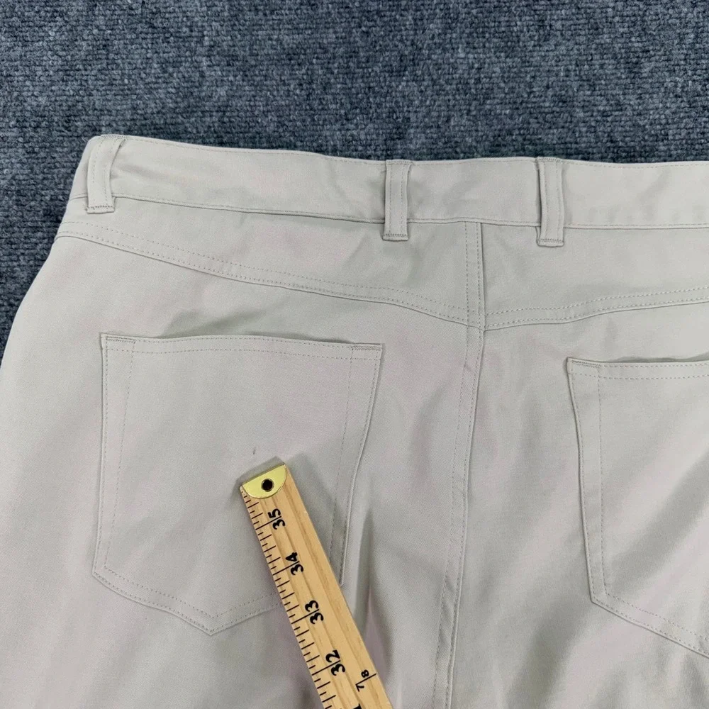 Peter Millar Pants Mens 36 (Fits 37x34) Khaki EB66 5 Pocket Golf Stretch STAINS